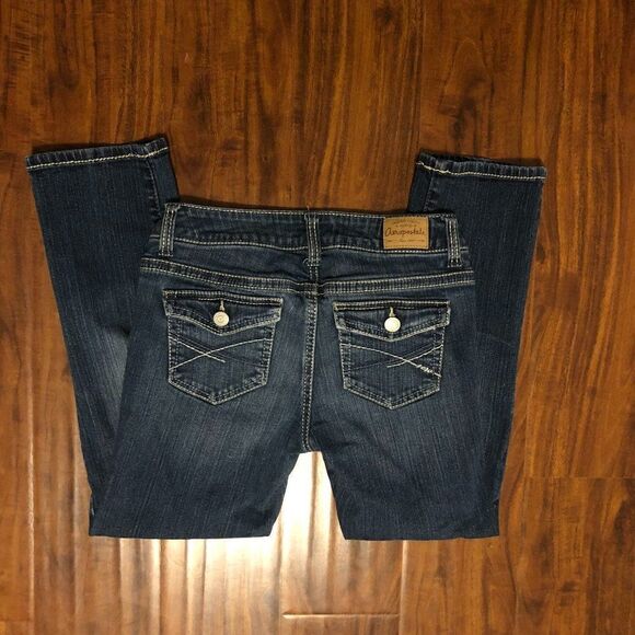 5-Pocket Aeropostale Bayla Skinny Capri Jeans in size 1/2 - Picture 12 of 12